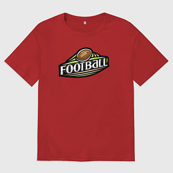 Мужская футболка оверсайз Football - America