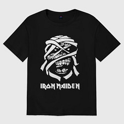 Футболка оверсайз мужская Eddie Iron Maiden, цвет: черный