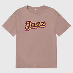 Мужская футболка оверсайз Джаз вайб