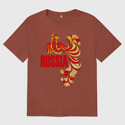 Мужская футболка оверсайз Russia