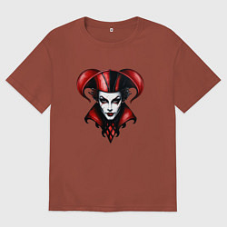 Мужская футболка оверсайз Арлекин