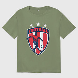 Мужская футболка оверсайз Stars football