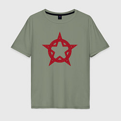 Мужская футболка оверсайз Red star USSR