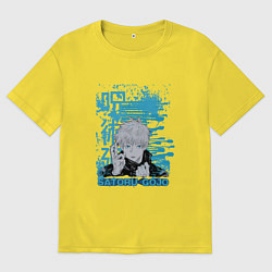 Мужская футболка оверсайз Jujutsu Kaisen Gojo расширение территории