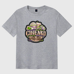 Футболка оверсайз мужская Кино, цвет: меланж