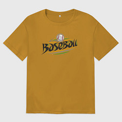 Мужская футболка оверсайз Спорт - бейсбол