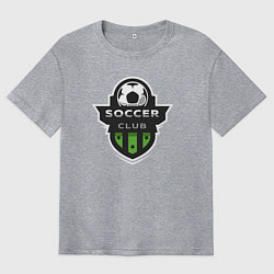 Мужская футболка оверсайз Клуб соккера