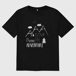 Мужская футболка оверсайз Маленькое путешествие