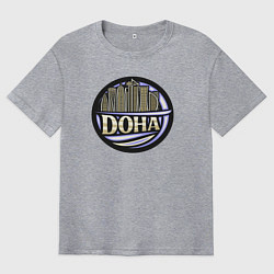 Мужская футболка оверсайз Катар - Доха