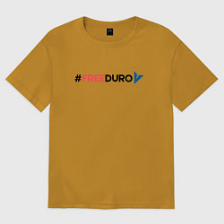 Мужская футболка оверсайз Свободу павлу дурову и телеге