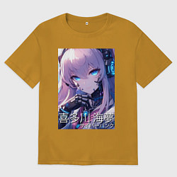 Мужская футболка оверсайз Marin Kitagawa cyberpunk - collaboration