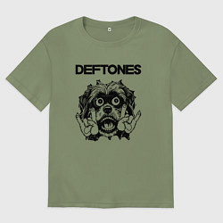 Мужская футболка оверсайз Deftones - rock dog