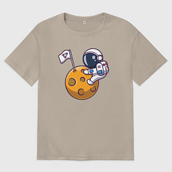 Мужская футболка оверсайз Захватчик Луны