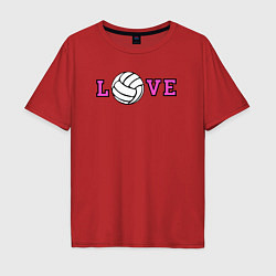 Мужская футболка оверсайз Love volley