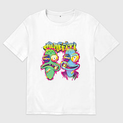 Мужская футболка оверсайз Terry and Korvo Graffiti