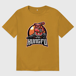 Мужская футболка оверсайз Мастер кунг-фу