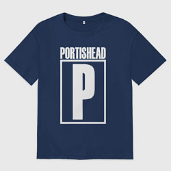 Футболка оверсайз мужская Portishead, цвет: тёмно-синий