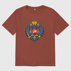Мужская футболка оверсайз Герб России орёл