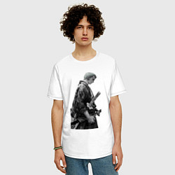 Футболка оверсайз мужская Ван-Пис Зоро Ророноа ронин, цвет: белый — фото 2