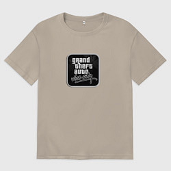 Мужская футболка оверсайз GTA logo black