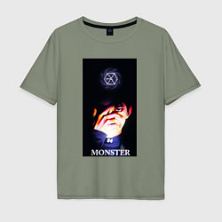 Мужская футболка оверсайз Exo monster