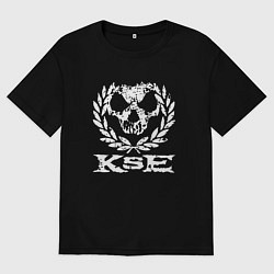 Мужская футболка оверсайз Череп killswitch engage