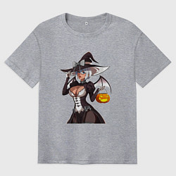 Мужская футболка оверсайз 2B ведьма - Nier automata