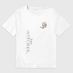 Мужская футболка оверсайз Ведьмак курва