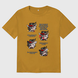 Мужская футболка оверсайз Бутхилл фразы