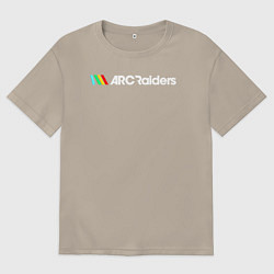 Мужская футболка оверсайз Arc raiders logotype