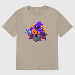 Мужская футболка оверсайз Тыква геймер