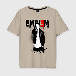 Мужская футболка оверсайз Eminem finger