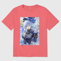 Мужская футболка оверсайз Геншин Фурина