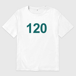 Мужская футболка оверсайз 120 - Игра в кальмара