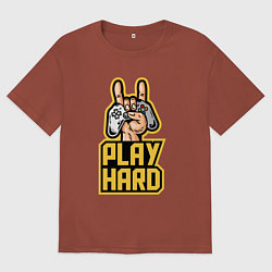 Мужская футболка оверсайз Gemer play hard