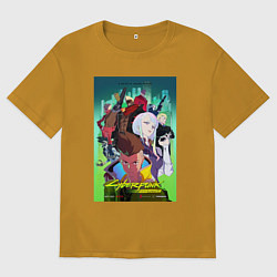 Мужская футболка оверсайз Киберпанк все