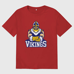 Мужская футболка оверсайз Сила викингов