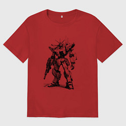 Мужская футболка оверсайз Боевой бот