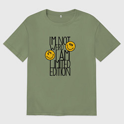 Мужская футболка оверсайз Я не странный