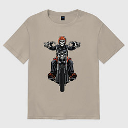 Мужская футболка оверсайз Dead racer