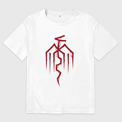 Мужская футболка оверсайз Symbol of the City of Chains - Dragon Age