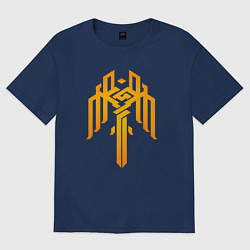 Мужская футболка оверсайз Сrest Kirkwall - Dragon age