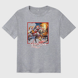 Мужская футболка оверсайз Гуйнайфэнь