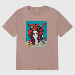 Мужская футболка оверсайз Medusa the Gorgon