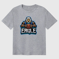 Мужская футболка оверсайз Eagle basketball