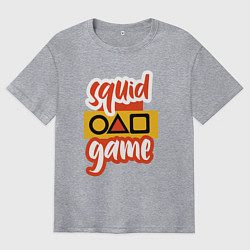 Мужская футболка оверсайз Squid game style
