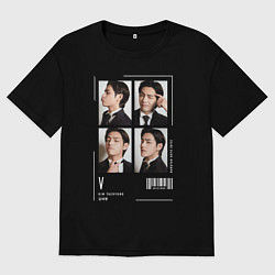 Мужская футболка оверсайз Taehyung bts 4cut