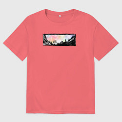 Мужская футболка оверсайз Страсть к путешествиям на колесах