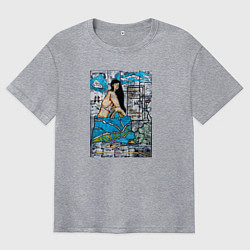 Мужская футболка оверсайз Garni-Gekhart swimming race