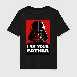 Футболка оверсайз мужская Darth Vader, цвет: черный